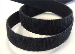 1-Inch Black Hook-And-Loop Tape Roll – Dual-Hook, 27.5-Yard Length 1