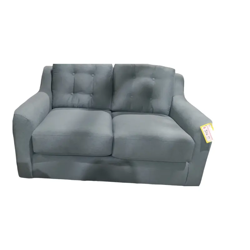 Blue Fabric Loveseat – In-Store Pickup Only 1