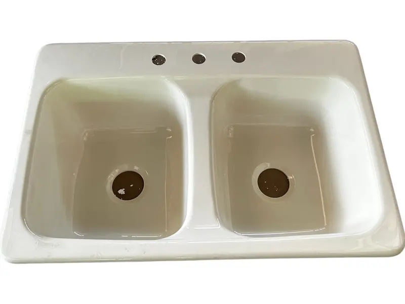 Clarke Sinksations 33" X 22" Biscuit Kitchen Sink (Model 2040815) 1