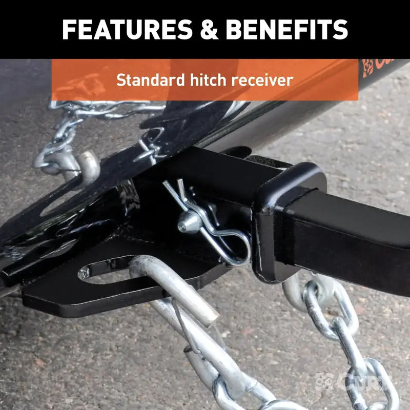 Curt Class 2 Trailer Hitch – 1-1/4" Receiver, Compatible With Select Ford Edge Models 1