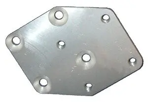 Diagonal Offset Plate – Left Side, 4Sn1 Compatible 1