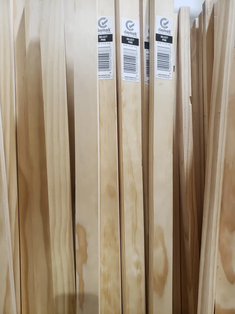 Eastern White Pine Board – 1" X 2" X 6', In-Store Pickup Only 1