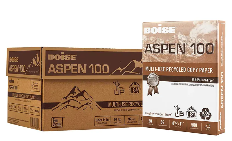 Eco-Conscious Recycled Copy Paper – Made In The Usa, Multipurpose Use 1