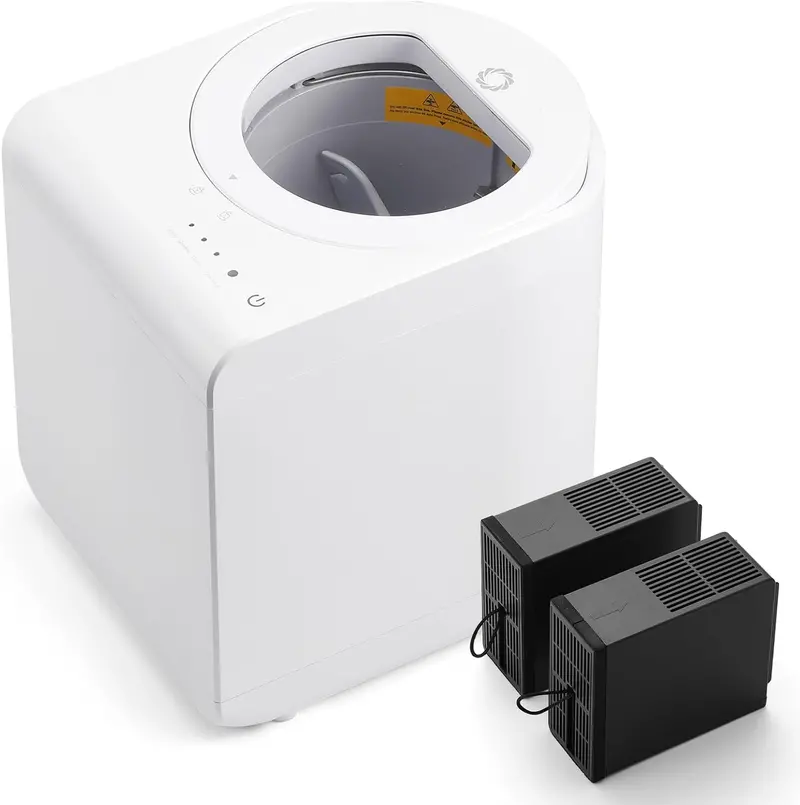 Electric Kitchen Composter — Compact 2.5L Appliance That Converts Scraps Into Dry, Odorless Compost 2