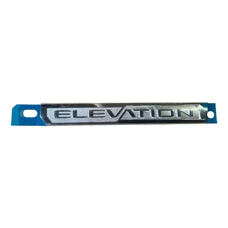 Gmc Elevation Branding Emblem – 8" × 1" Stainless Steel Badge 1