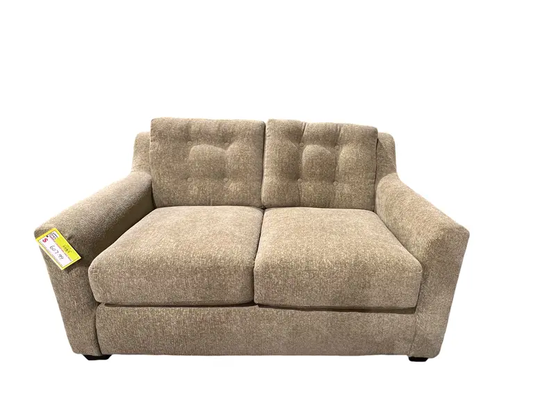 Green Fabric Loveseat – In-Store Pickup Only 1