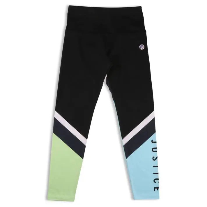 Justice Cx High-Waisted Leggings – Black, Size Small (7/8 Length) 1