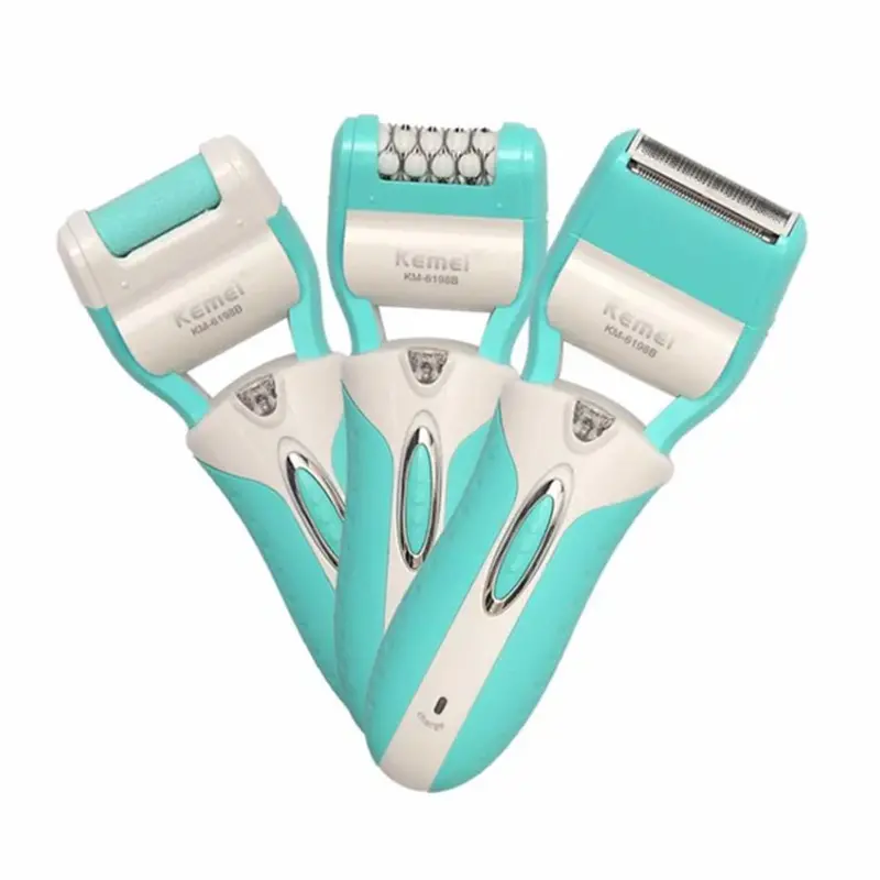 Kemei Km-6198 3-In-1 Shaver & Epilator – Versatile Personal Care Device For Face And Body 1