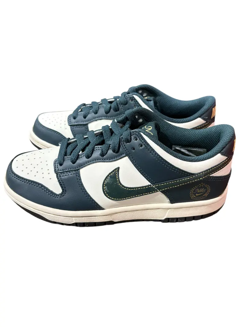 Nike Dunk Low Gs Youth Sneakers – Deep Jungle Colorway 1