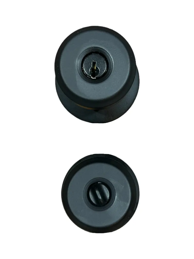 Schlage F51A Bwe 622 Gsn Bowery Keyed Entry Knob – Greyson Trim, Matte Black Finish, New In Box 1