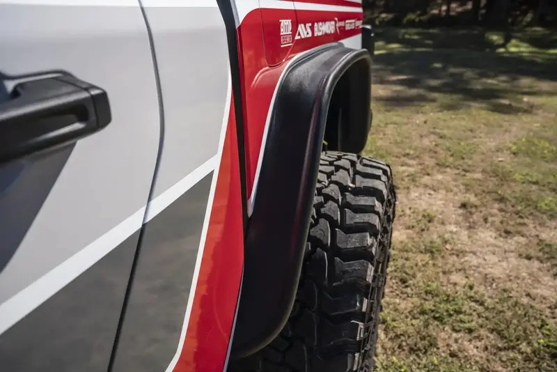 Bushwacker 10104-07 Flat-Style Textured Black Rear Fender Flares – 2-Piece Set 1