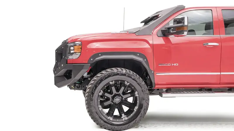 Fab Fours Tf3110-B Uncoated Open-Style Fender Flares – Paintable For Custom Finishes 1
