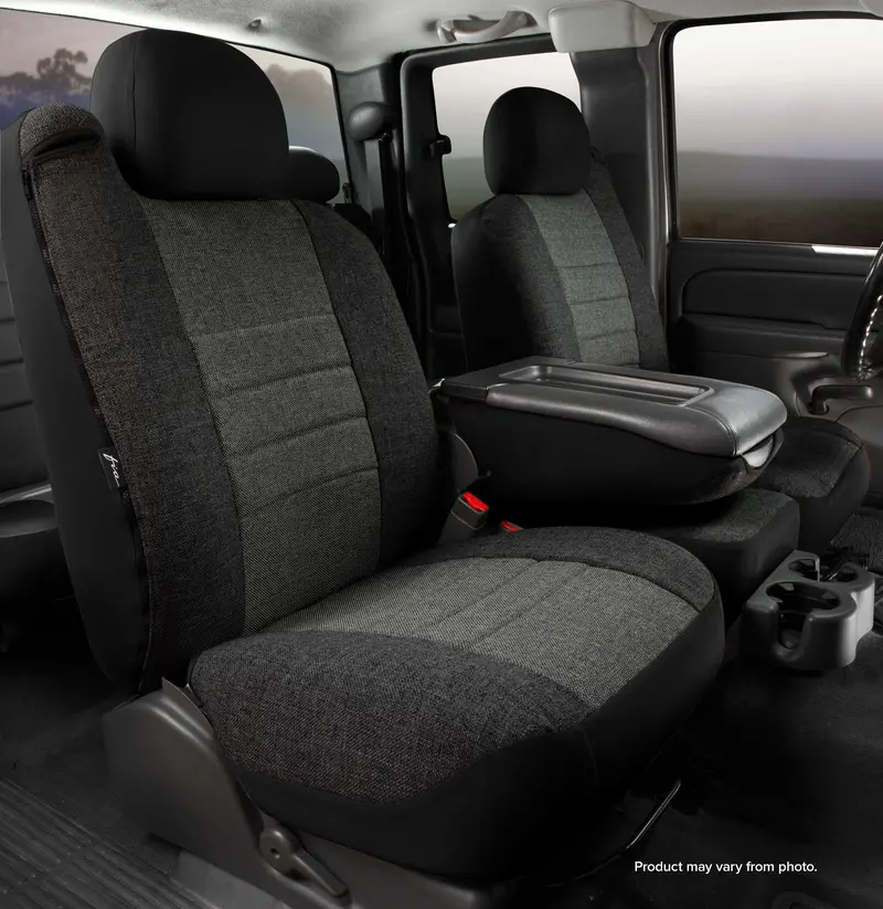 Fia Oe38-9 Charcoal Tweed Custom-Fit Front Seat Covers For Oe30 Series 1