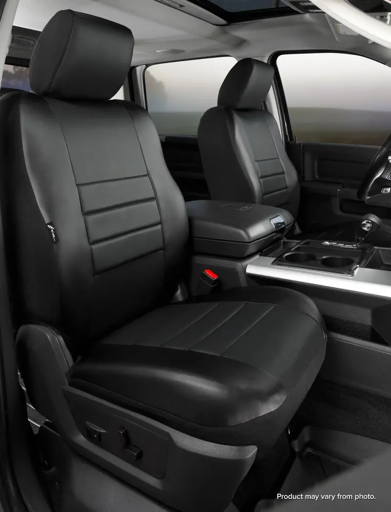 Fia Sl60 Series Leatherlite Seat Covers – Custom-Fit Front Cover In Black/Red 1